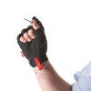 Milwaukee Fingerless Gloves, 48229742, L, Black