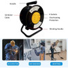 RR Cable Reel, EBCR50MT-UN-4G, Metal, 250V, 3120W, 4 Sockets, 50 Mtrs Cable Length, Black