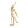 Sinoart Men Articulated Mannequin, SFM018, Wood, 12 Inch, Beige