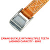 Master Lock Luggage Strap With Zamak Alloy Buckle, ML3212EURDAT, 5 Mtrs x 25MM, 65 Kg, Orange
