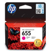 HP Original Ink Advantage Cartridge, CZ111AE, 655, 14ML, 550 Pages, Magenta