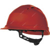 Delta Plus Quartz Up IV Safety Helmet, QUARTZ-4-RED, 53 to 63CM, Polypropylene, Red