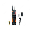 Testo Electrical Voltage Tester, 750-1, 12-690V, Black/Orange