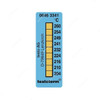 Testo Temperature Strip, 0646-3341, 50 x 18MM, 204 to 260 Deg.C, Blue, 10 Pcs/Pack