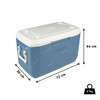 Coleman Xtreme Ice Box, 30000006689, Polyurethane, 70 QT, Blue