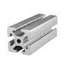 Extrusion T-Slot Profile, 20 Series, Aluminium, 20 x 20MM, Silver, PK3