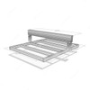 Extrusion CNC Router Kit, 4 x 4 Feet, Silver