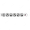 Huntkey Extension Socket, SZN607, 5 Way, 3 Mtrs, White