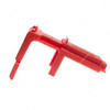 Loto-Lok Ball Valve Lockout, VL-BV-3863SL, Polypropylene, 38-63MM, Red