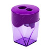 Deli Sharpener With Canister, 2 Hole, 7-12MM, Purple