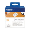 Brother Label Roll, DK11202, 62 x 100MM, Black On White