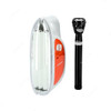 Olsenmark Rechargeable Emergency Lantern With Flashlight, OMEFL2776, 12VDC, Black/White