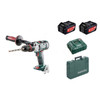 Metabo Cordless Hammer Drill With Metabox Case, SB-18-LTX-BL-I, 18V, 2 x 5.2Ah Battery