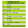 Osram Mini Twist Fluorescent Lamp, Duluxstar, 12W, E27, 2700K, Warm White