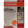 Osram High Voltage Halogen Lamp, MR16-50, 7.5W, GU5.3, 2700K, Warm White