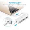 Anker USB-C Hub With Ethernet, A8302H41, Premium, Silver