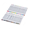 Touchnew Dual Twin Tip Marker Pen, Plastic, 15CM, Multicolor, 30 Pcs/Pack