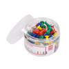 Deli Color Push Pin, Metal and Plastic, 23MM, Multicolor, 800 Pcs/Pack