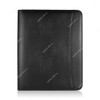Zippered Multifunctional Professional Portfolio, PU Leather, A4, 34.5 x 27CM, Black