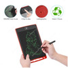 Portable LCD Writing Pad, 8.5 Inch, 210mAh, 3V, Black/Red