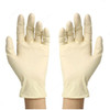 Powder-Free Disposable Gloves, Latex, M, Beige, 50 Pcs/Pack