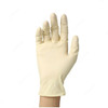 Powder-Free Disposable Gloves, Latex, S, Beige, 100 Pcs/Pack