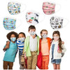 Mixed Cartoon Pattern Kids Disposable Face Mask, Non-Woven, 3 Layer, Multicolor, 50 Pcs/Pack