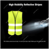 Sfvest High Visibility Reflective Safety Vest, TS-1052, Free Size, Fluorescent Yellow