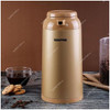 Geepas Hot and Cold Vacuum Flask, GVF27012, Iron, 1.3 Ltrs, Gold