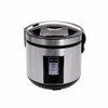 Geepas Electric Rice Cooker, GRC4330, 700W, 1.8 Ltrs, Silver and Black