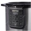 Geepas Digital Electric Pressure Cooker, GMC35030, 1600W, 12 Ltrs, Black/Silver