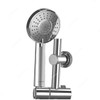 Geepas Hand Shower With Sliding Bar, GSW61061, ABS/Stainless Steel, 1/2 Inch, 68CM, Silver