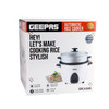 Geepas Automatic Rice Cooker, GRC4326, 900W, 2.2 Ltrs, White