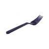 Hotpack Medium Duty Disposable Fork, PFMDPPB, Plastic, Black, 1000 Pcs/Pack
