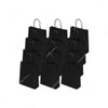 Snh Twisted Handle Paper Bag, PBB-1x20, Black, 20 Pcs/Pack