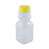 Snh Juice Bottle With Lid, 050CJB250SQ1, Plastic, 250ML, Clear, 6 Pcs/Pack