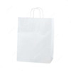 Snh Twisted Handle Shopping Bag, KRAFPW33-10, L, White, 10 Pcs/Pack