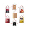 Snh Twisted Handle Shopping Bag, KRAFPB32-50, M, Brown, 50 Pcs/Pack