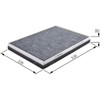 Bosch Activated Carbon Cabin Air Filter, BSB1987432425, 530 x 239MM