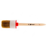 Mtx Round Paint Brush With Wooden/Plastic Handle, 820849, No. 14, Natural Bristle, 50MM