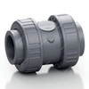 Effast Spring Check Valve, CERCVET050F, CVE-T Series, PVC-U, 1-1/2 Inch BSPP, 16 Bar