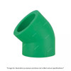 Atlas PPR Elbow, APE4550, 45 Degree, 50MM Dia, PN25, Green