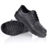 Safetoe Executive Safety Shoes, L-7006B, Best Manager, S3 SRC, Leather, Size43, Black