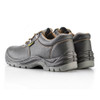 Safetoe Low Ankle Safety Shoes, L-7141, Best Workman, S1P SRC, Leather, Size42, Black