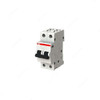 ABB Miniature Circuit Breaker, S202-C20, Curve Type C, 2 Pole, 6kA, 20A