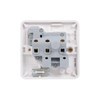 Schneider Electric Moulded Socket Outlet, GGBL3090S, Lisse, 1 Gang, 1P, 15A, Matt White