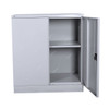 Rigid Low Height Office Cupboard, RGD-24, MS Steel, 2 Compartment, 900MM Height x 914MM Width, Grey