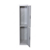 Rigid Double Door Locker, RGD-32S, MS Steel, 1800MM Height x 380MM Width, Grey