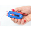 Weicon Small Precision Wire Stripper, 51000002, Copper Steel, 36-20 AWG, Red/Blue