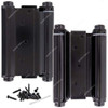 Robustline Double Action Spring Hinge, 201 Stainless Steel, 5 Inch Backset Size, Black, 2 Pcs/Pack